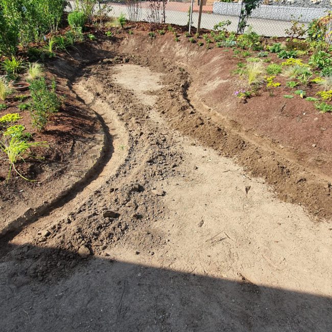 Beet im Prozess gebaut zu werden